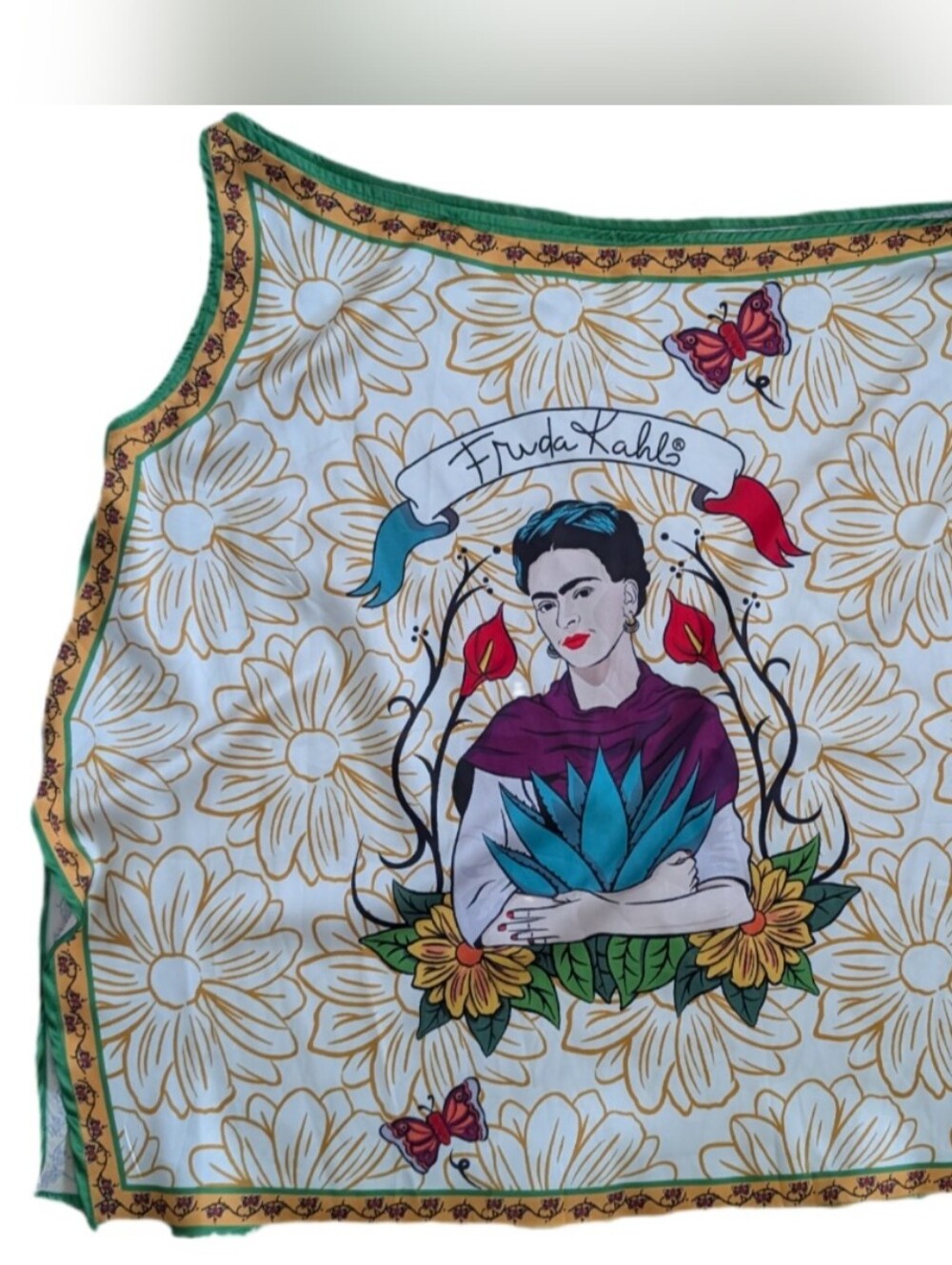 Frida kahlo sleeveless shift top size M